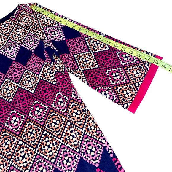 Eliza J Shift Dress Retro Geometric - Picture 7 of 13